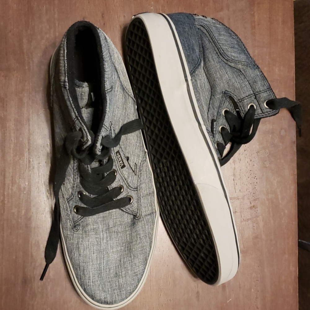Grey High Top Vans